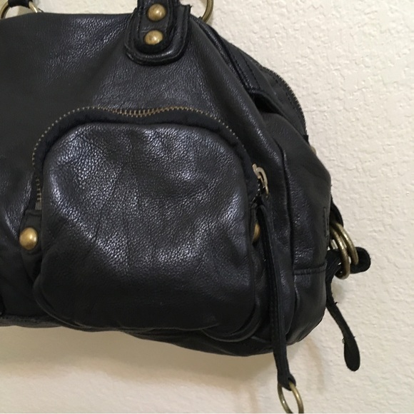Linea Pelle Black Shoulder Bag - Picture 6 of 8